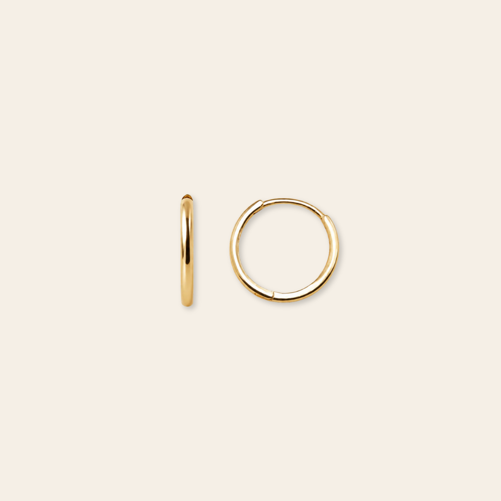 10k Solid Gold Huggies