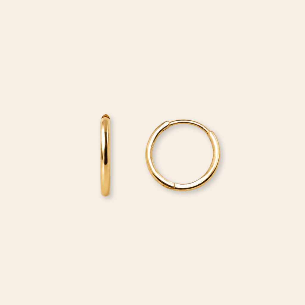10k Solid Gold Huggies