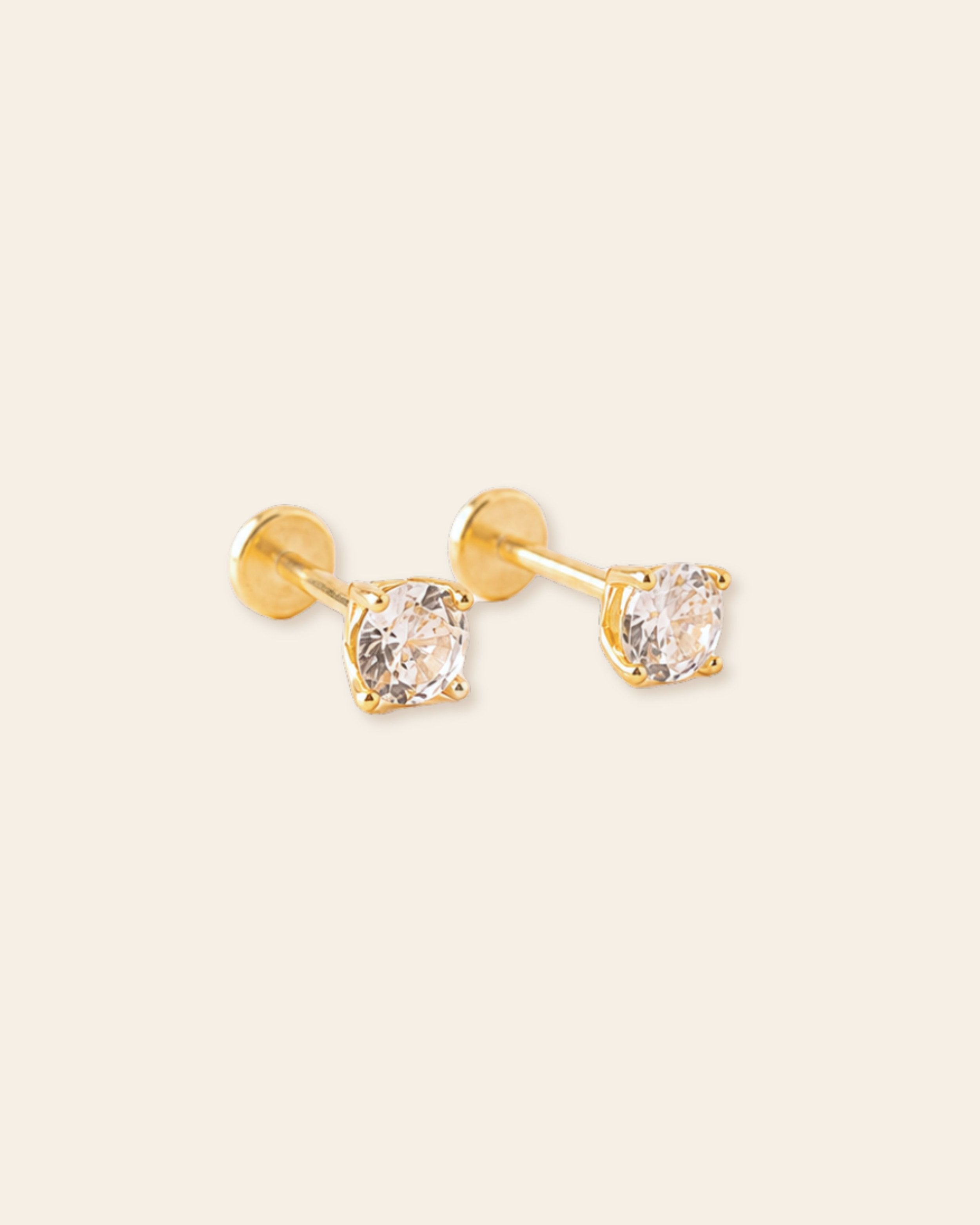 CZ Bling Flatback Studs
