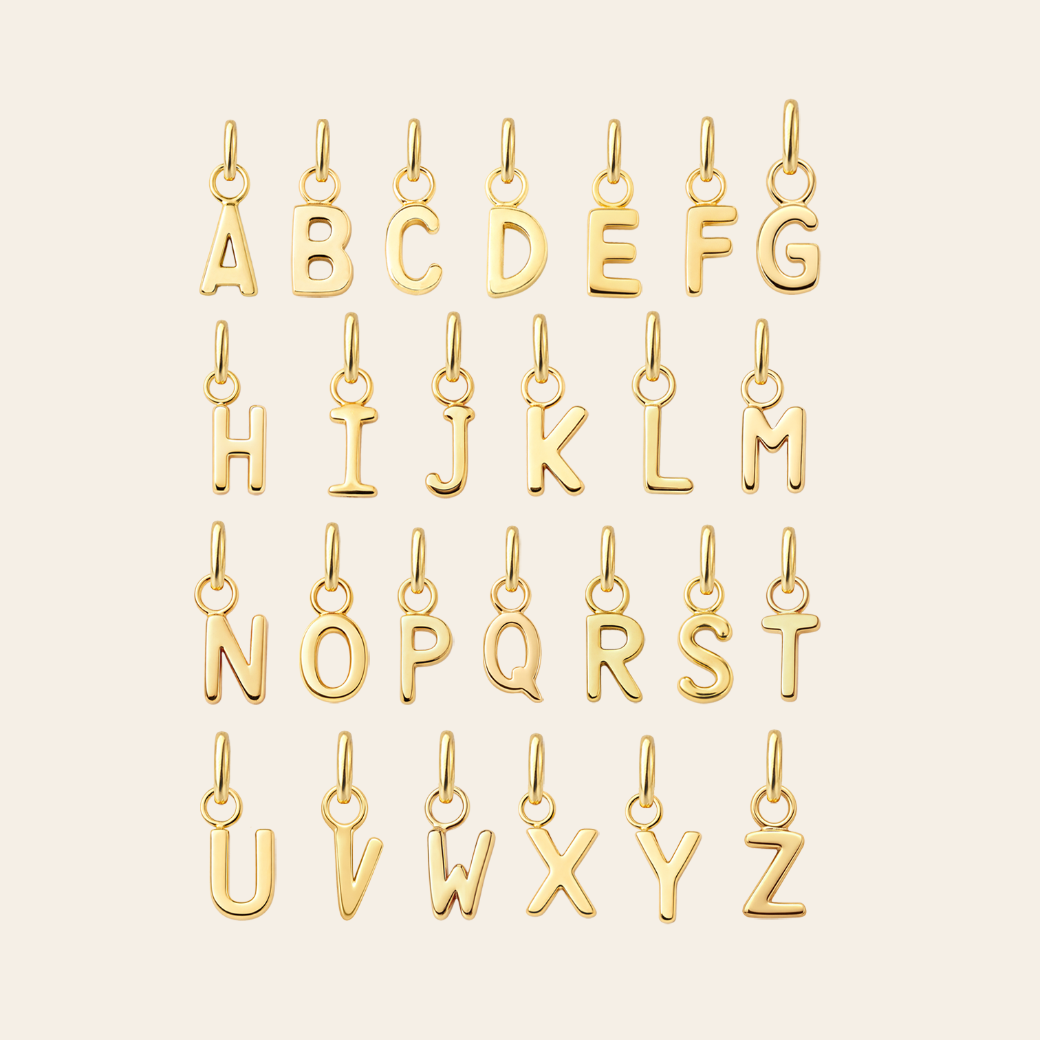 Mini Initial Charm