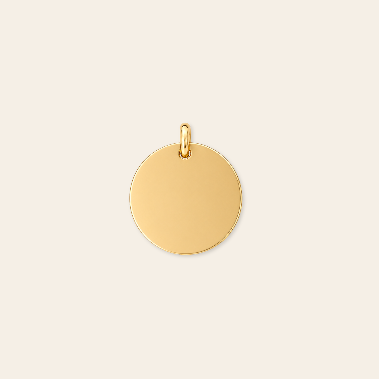 Personalized 11mm Disc Pendant