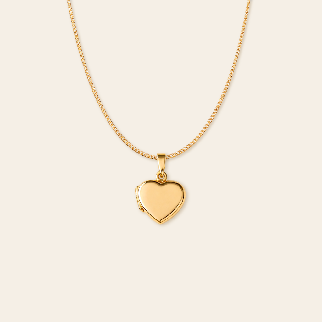 Flat Heart Locket