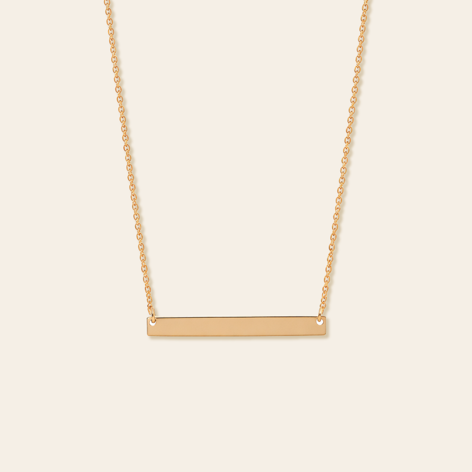 Personalized Bar Necklace