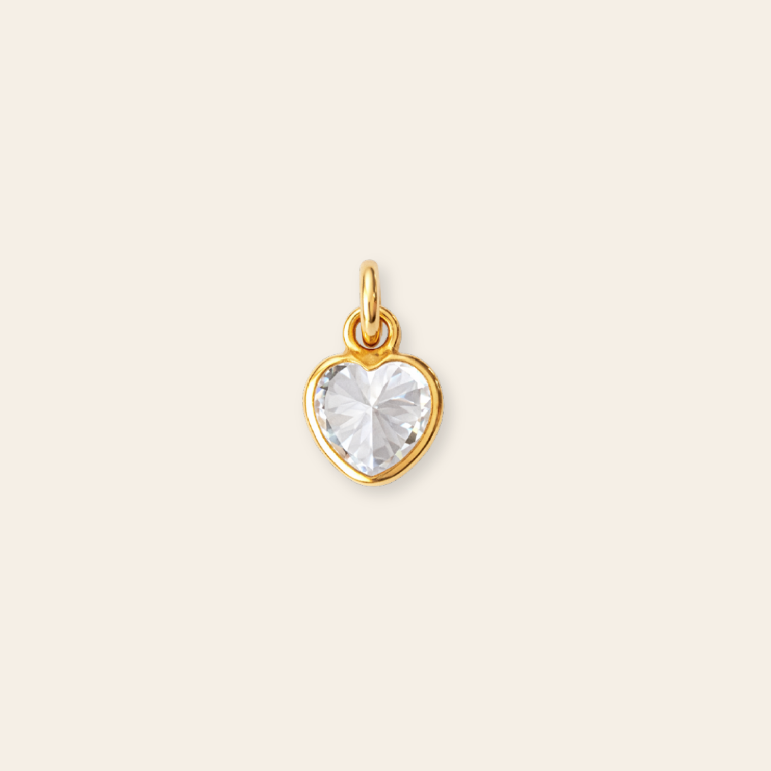 CZ Heart Charm