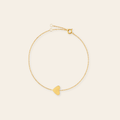 Personalized Single Heart Bracelet