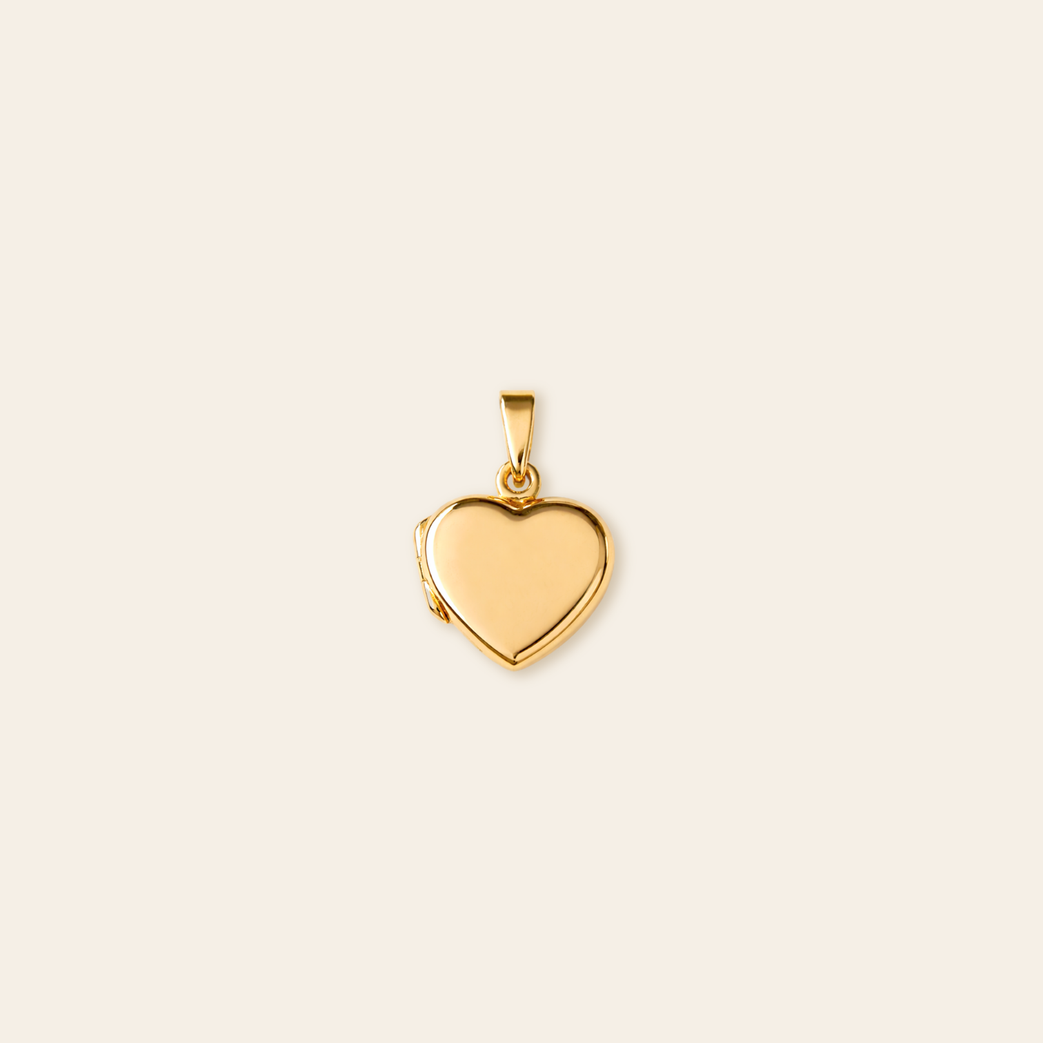 Flat Heart Locket
