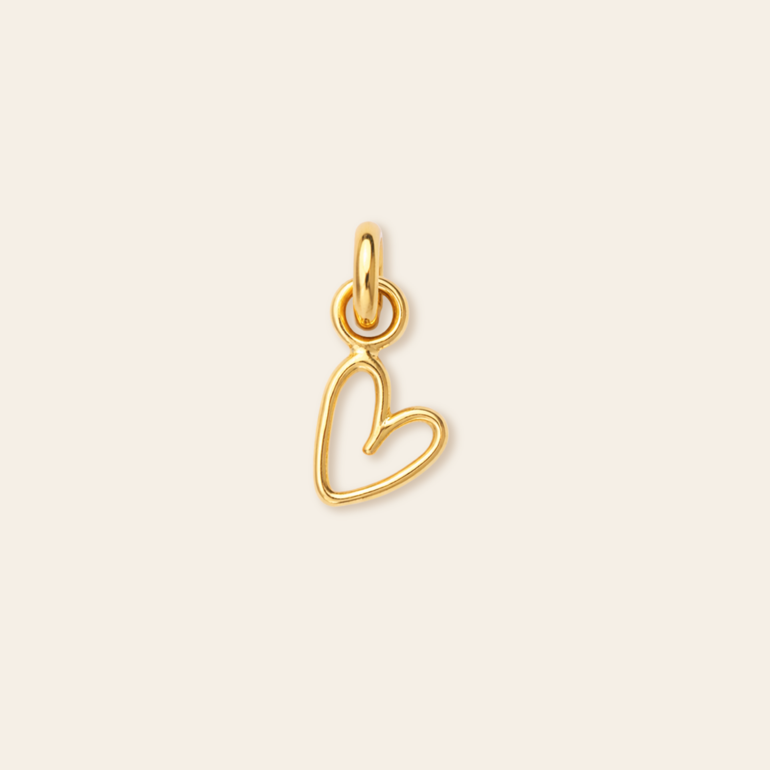 Heart Outline Charm