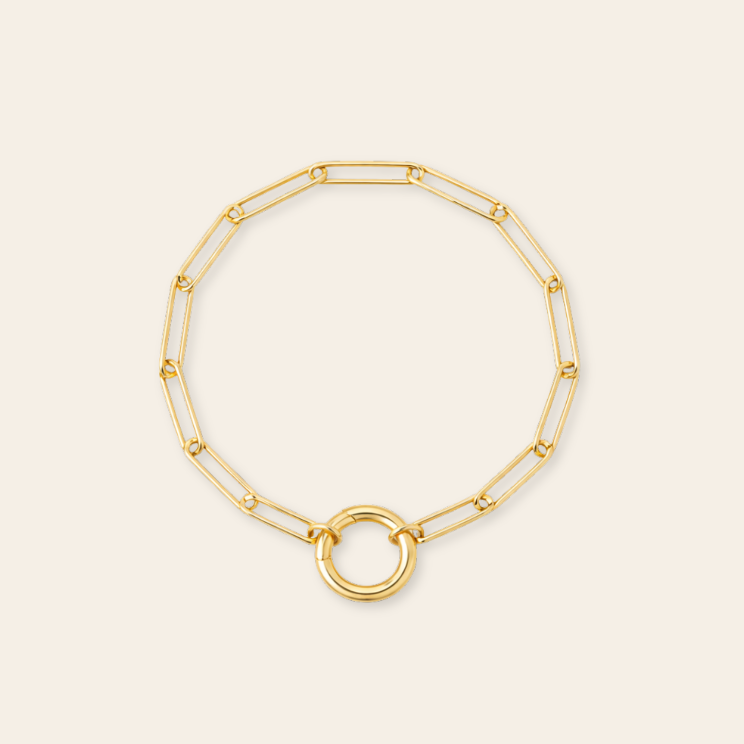 Paperclip Charm Enhancer Bracelet