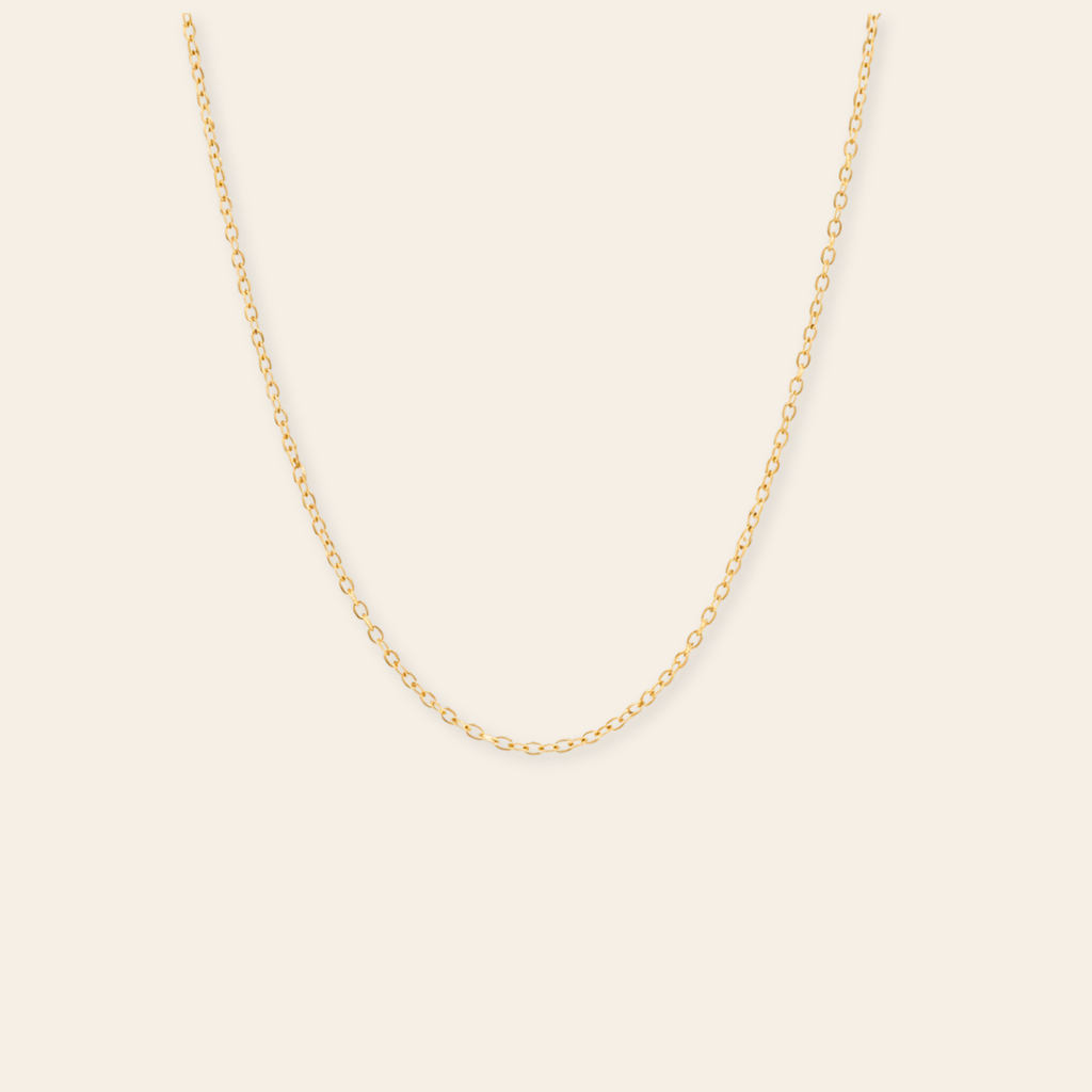 10k Solid Gold Cable Chain