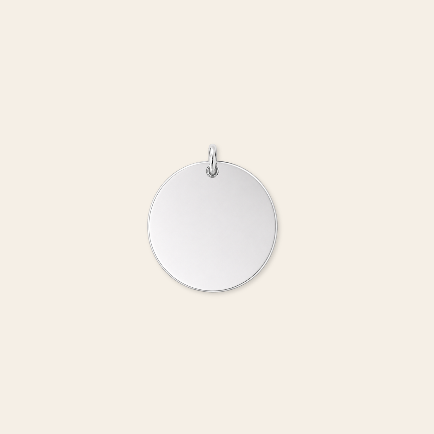 Personalized 11mm Disc Pendant
