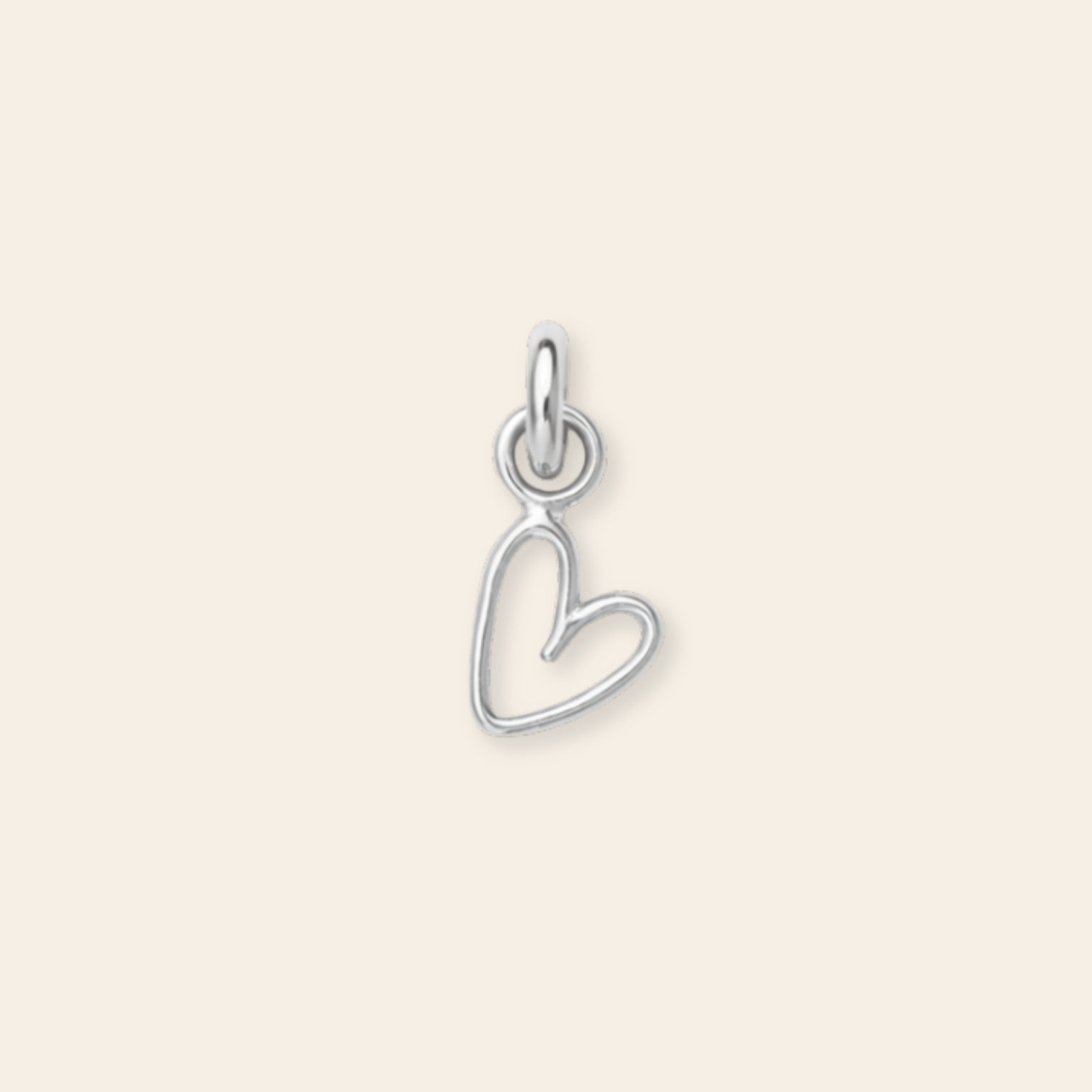 Heart Outline Charm