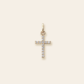 CZ Cross Charm
