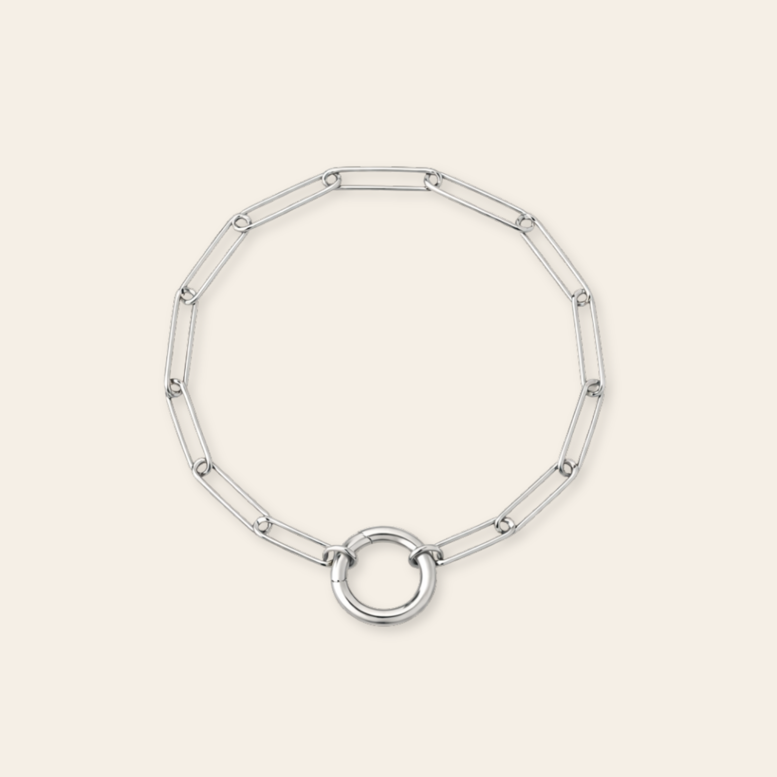 Paperclip Charm Enhancer Bracelet