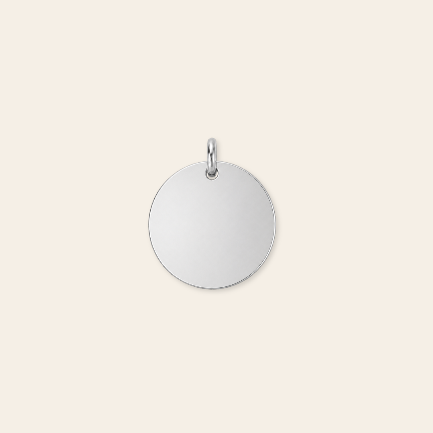 Personalized 11mm Disc Pendant