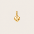 10k Bubble Heart Pendant