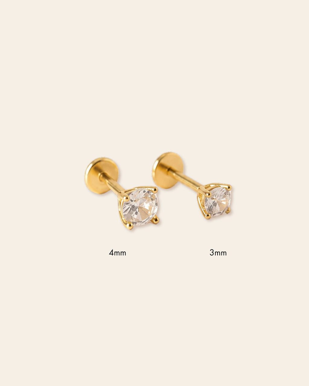CZ Bling Flatback Studs
