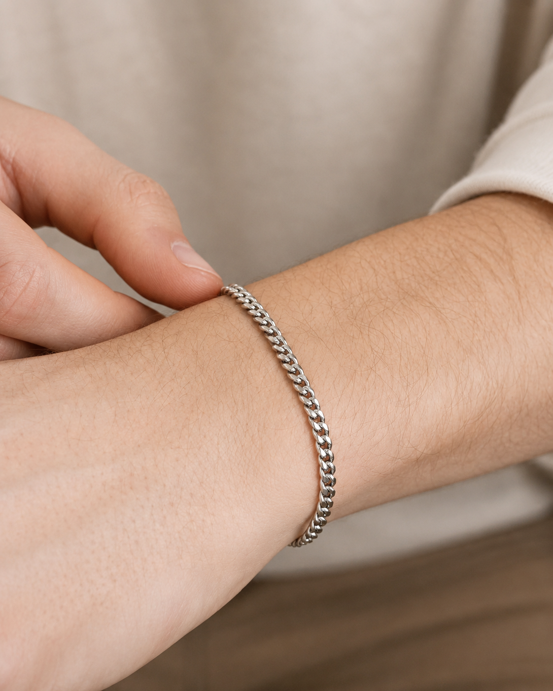 Cuban Bracelet 4mm