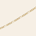 10k Figaro Thin Permanent Chain