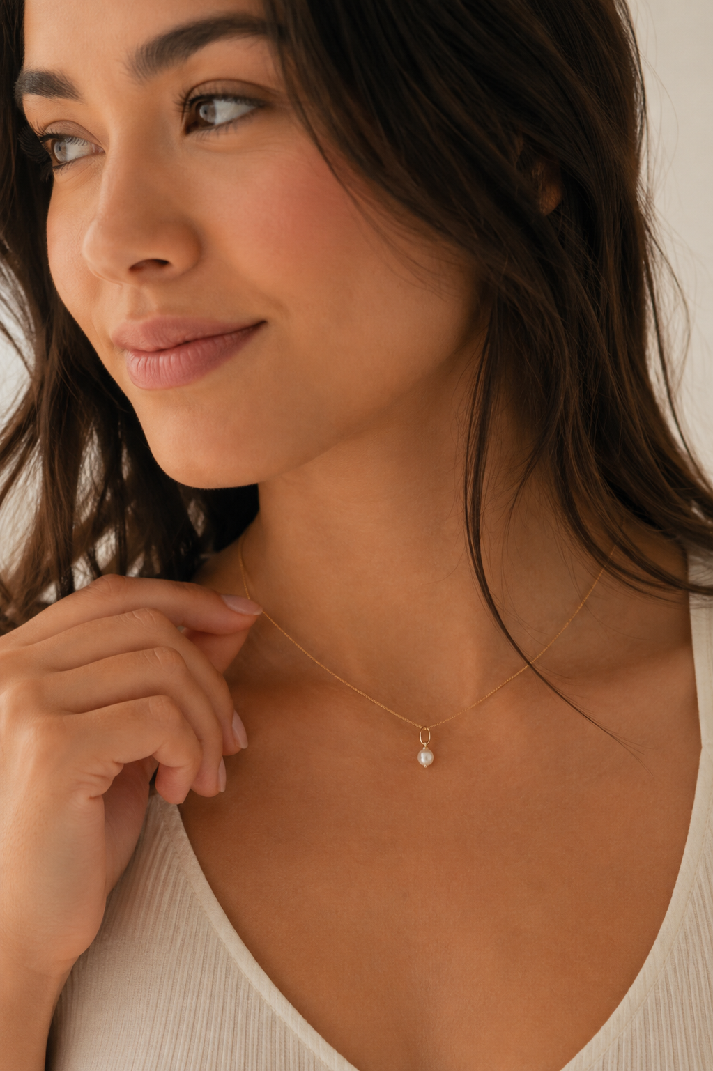 10k Freshwater Pearl Pendant