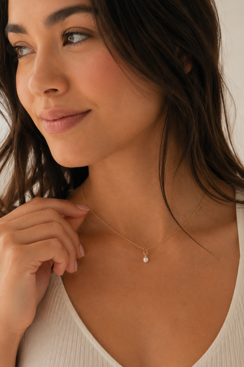 10k Freshwater Pearl Pendant