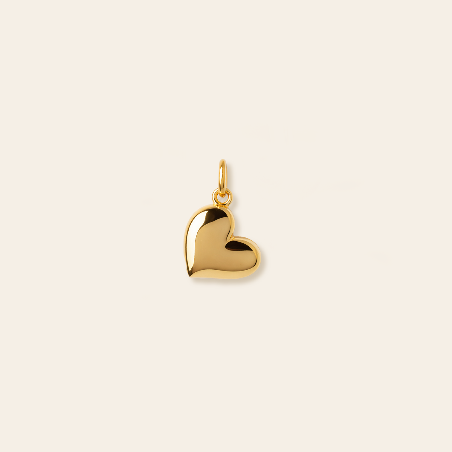 Tilted Heart Charm