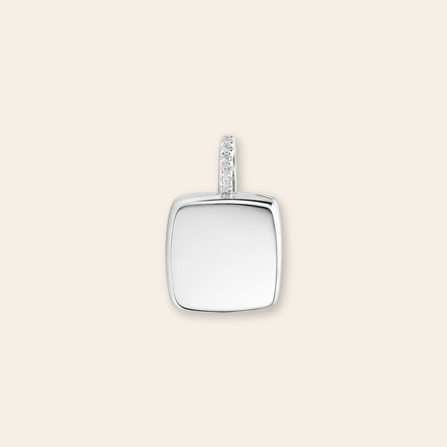 Pavé Square Locket