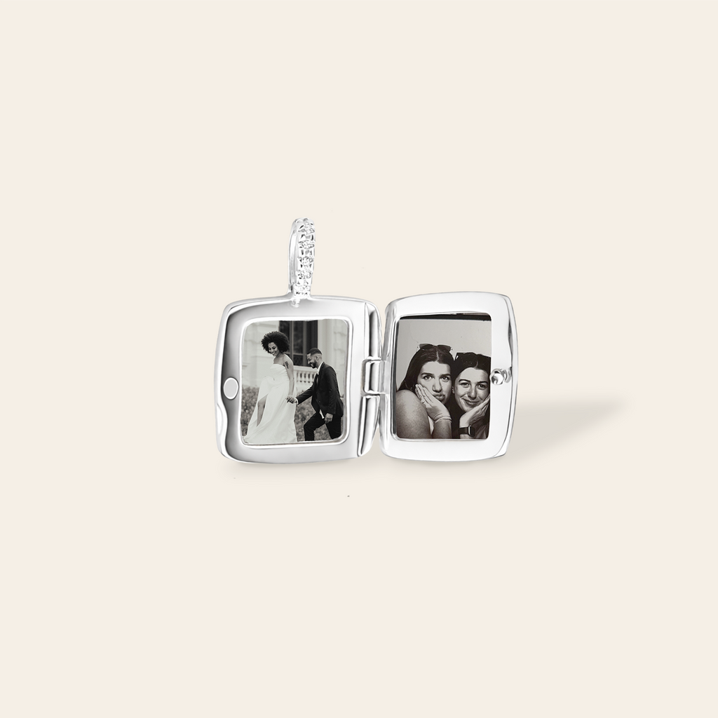 Pavé Square Locket