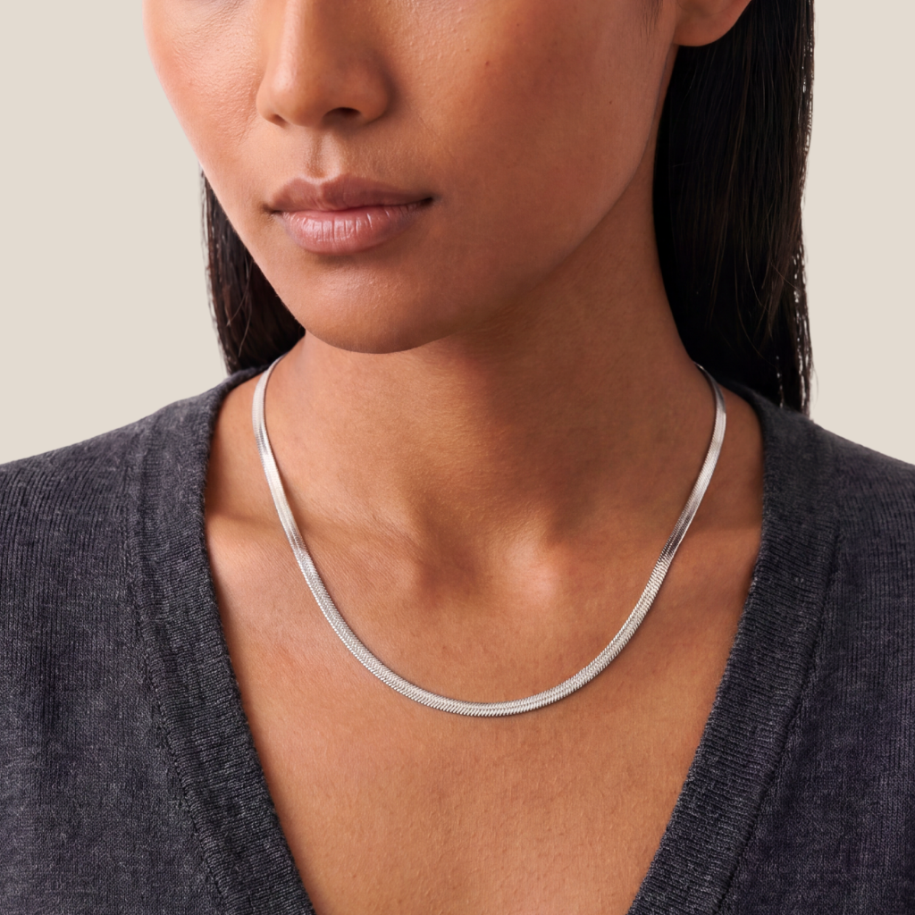 Herringbone Chain Necklace