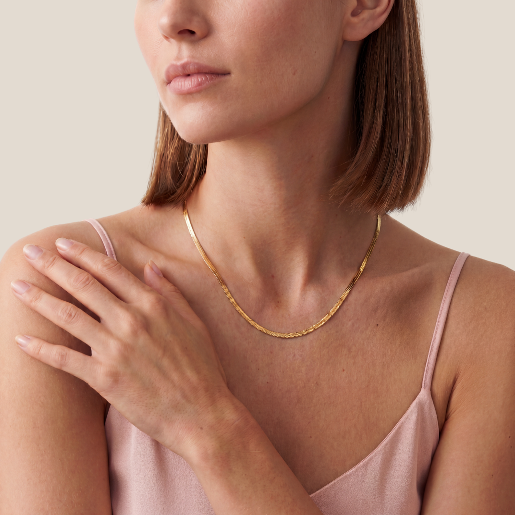 Herringbone Chain Necklace