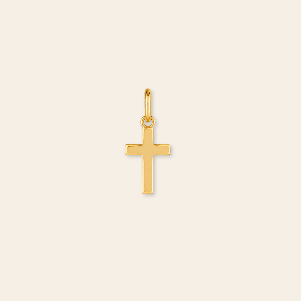 10k Classic Cross Pendant