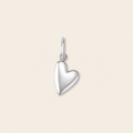 Waterproof Tilted Heart Charm
