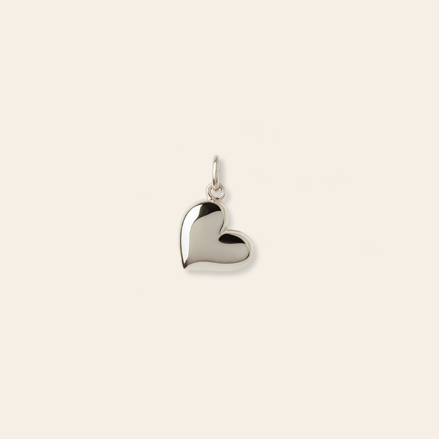 Tilted Heart Charm